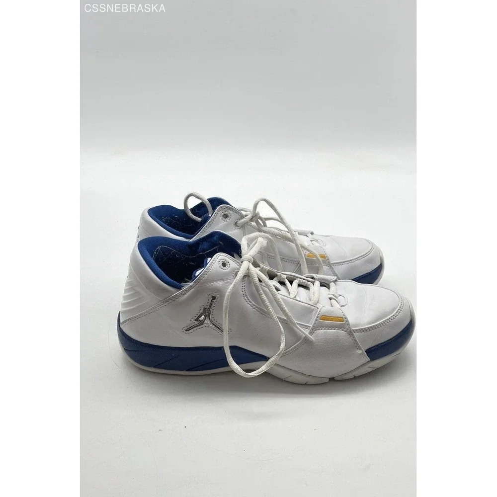 Nike Air‎ Jordan Hoops Retro Low Men's Shoes White/Blue 314312-101 - Size 8.5